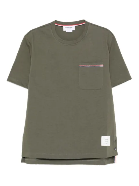 Thom Browne pocket-detail T-shirt Green MJS295EJ0235