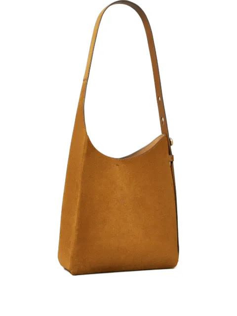 Tory Burch small Romy suede tote bag Brown 178267