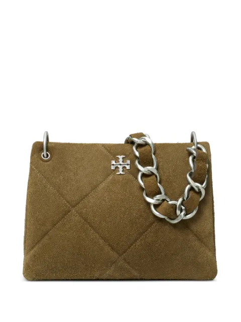 Tory Burch Kira suede small shoulder bag Brown 171445