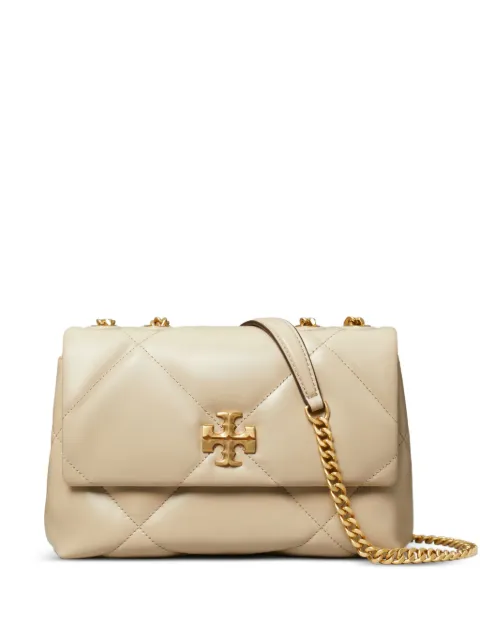 Tory Burch small Kira diamond quilt shoulder bag Neutrals 154706