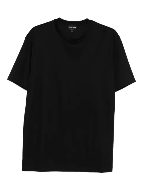 Giorgio Armani crew-neck short-sleeve T-shirt Black 6LSM90SJTKZ