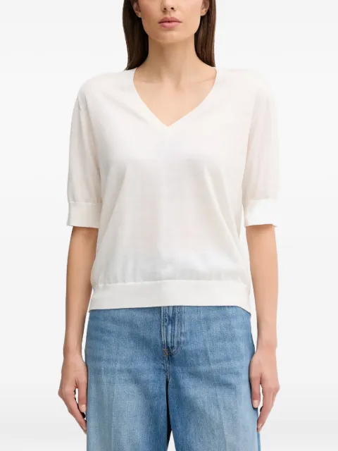 Joop! Kajol V-neck top White 30047627
