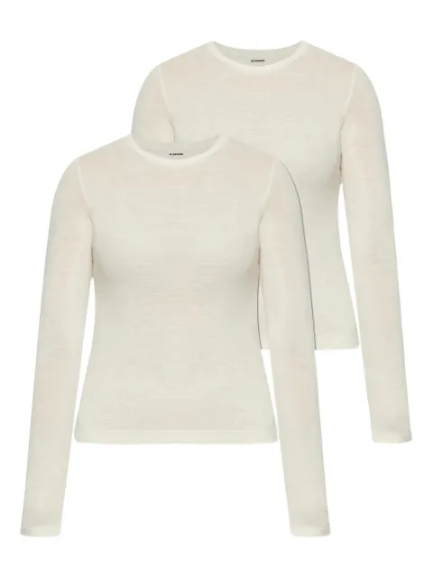 Jil Sander long-sleeves tops (pack of two) Neutrals J40FV0113J20226
