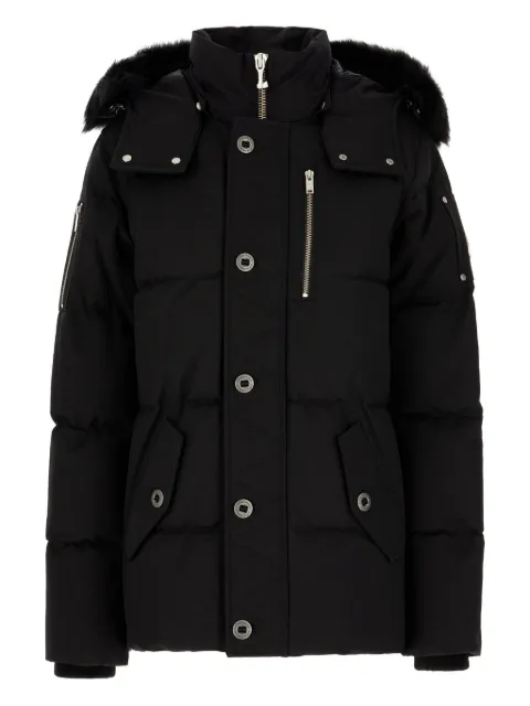 Moose Knuckles hooded puffer jacket Black M35MJ128S