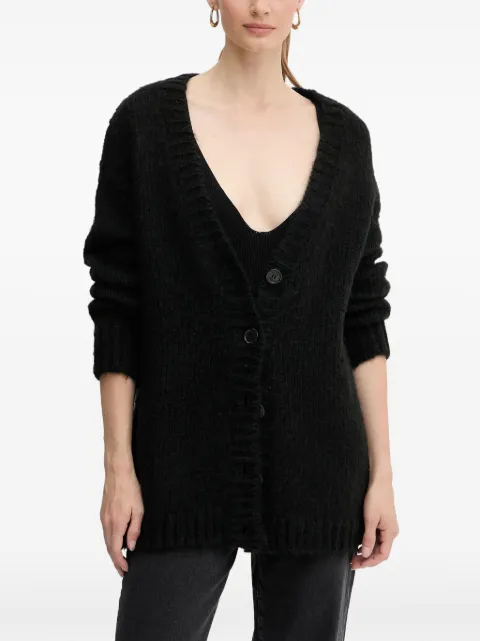 Silvian Heach buttoned-front cardigan Black GPA25267CD
