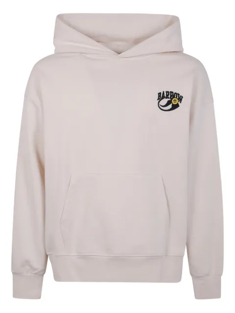 BARROW teddy-print hoodie Neutrals F5BWUAHS051