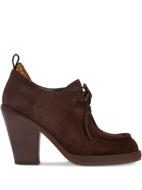 ETRO 75mm suede pumps Brown WS4K0003AP329