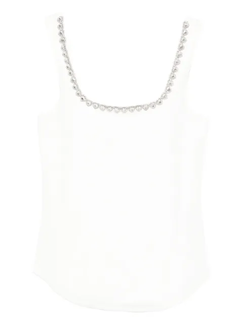 ZIMMERMANN embellished neckline top White 5493TF25R