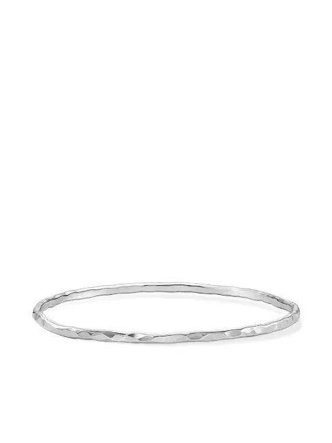 DOWER AND HALL hammered nomad bangle Silver NBG25SMED