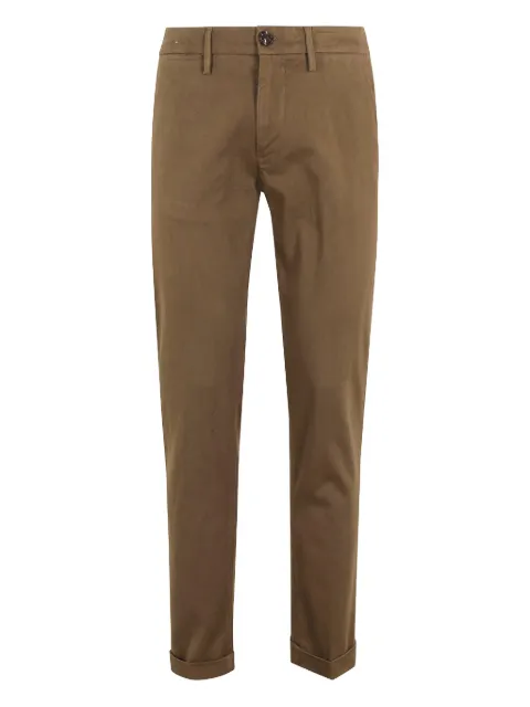 Re-Hash logo-patch chinos Brown P249JM2417097