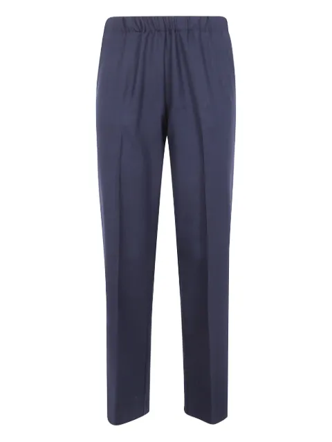 Kiltie elastic-waist trousers Blue KP319HT3826