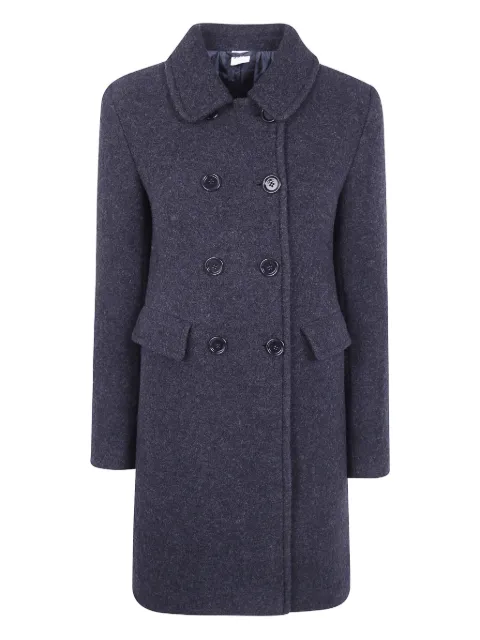 ASPESI double-breasted wool coat Blue 0757D551