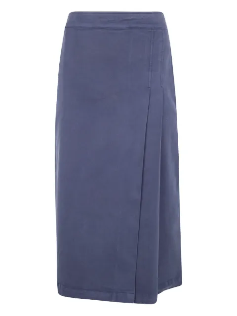 ASPESI pleated wrap skirt Blue 2272E729