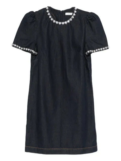 ZIMMERMANN embellished denim mini dress Blue 5303DF25R