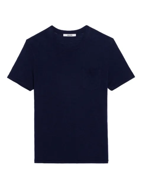 Zadig&Voltaire Stockholm skull-print T-Shirt Blue JMTS01792