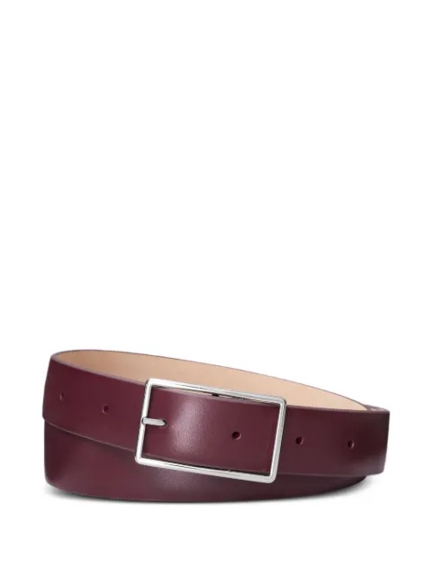 Tory Burch logo-plaque leather belt Red 169572