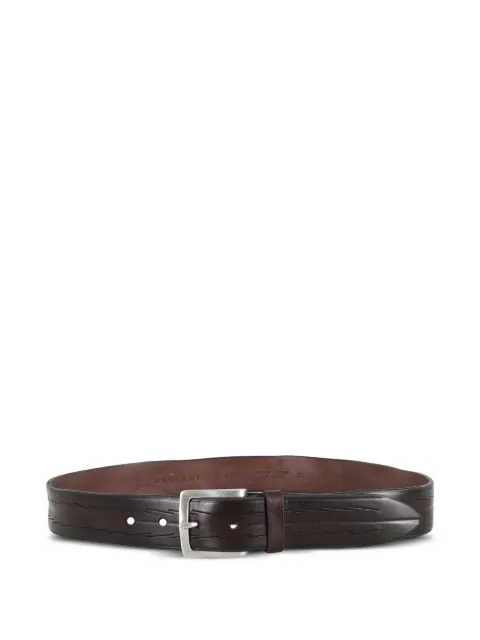 Orciani rectangular leather belt Brown U08365BUS097