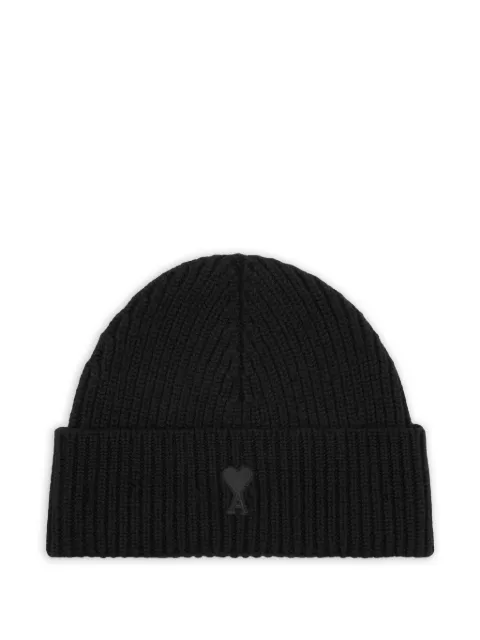 AMI Paris wool Ami De Coeur beanie Black E26UBO006018