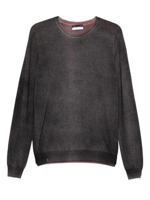 AROVESCIO crew-neck sweater Black M100103