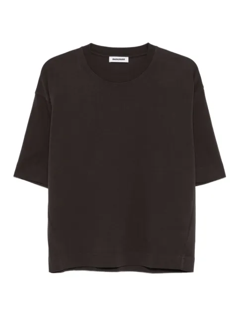 DARKPARK crew-neck short-sleeve T-shirt Brown WJE09JER01