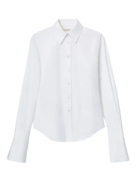 Lafayette 148 curved wide-cuff shirt White MBFK8RIR48