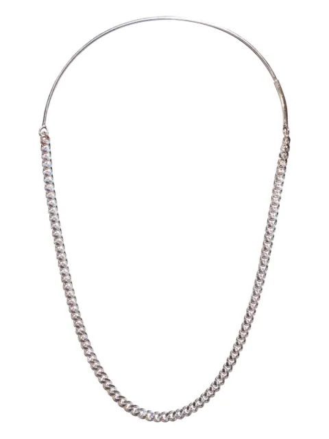 Saskia Diez Grand Chained Hoop earring Silver SASKIAINGSIL5623