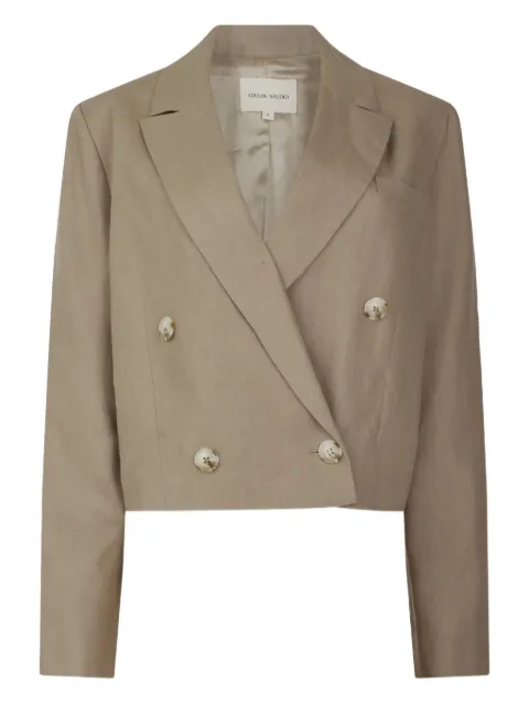 Loulou Chagos double-breasted linen blazer Brown LOULOUZERTAU9922