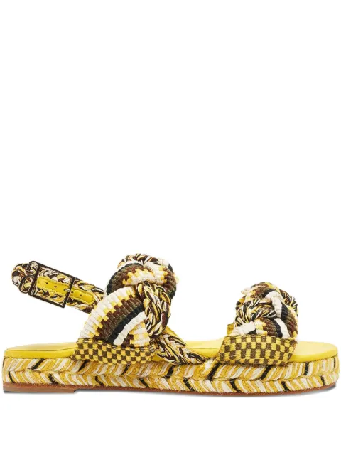 antolina knotted flat sandals Yellow ANTOLIALSYEL1728