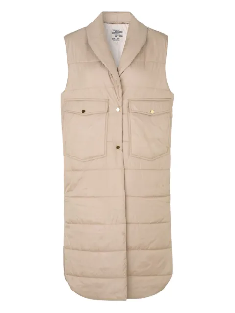 Baum Und Pferdgarten Diona quilted longline gilet Neutrals BAUMUOATWAR2321