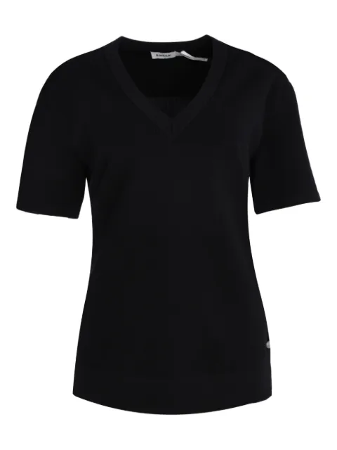 SIMKHAI pleated V-neck blouses Black 4252183K