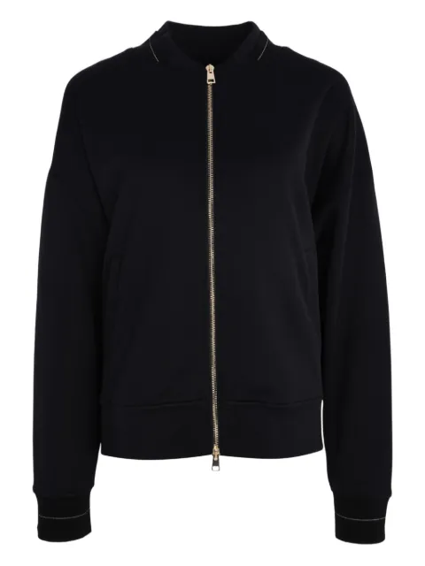 Lorena Antoniazzi zip-front sweatshirt Black P2571FE01A3674