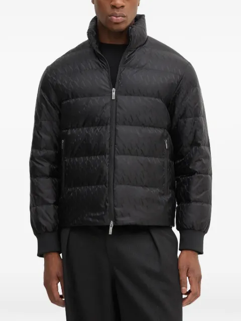 Armani Exchange monogram pattern jacket Black XM001580
