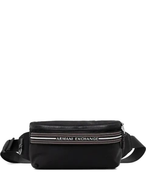 Armani Exchange logo-detail belt bag Black XM001605