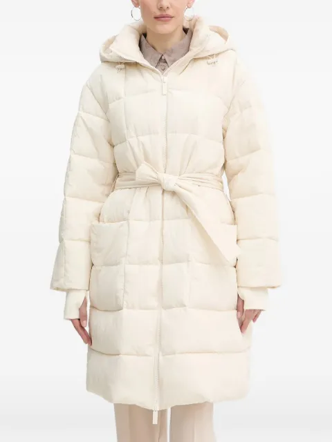 Armani Exchange hooded belted coat Neutrals XW000649