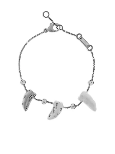 Marni crystal-embellished charm bracelet Silver BRMV0230A0P6527