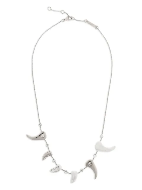Marni embellished-claws necklace Grey COMV0555A0P6527