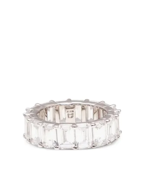 Izabel Display emerald-cut zirconia ring Silver IZABELINGSIL5293