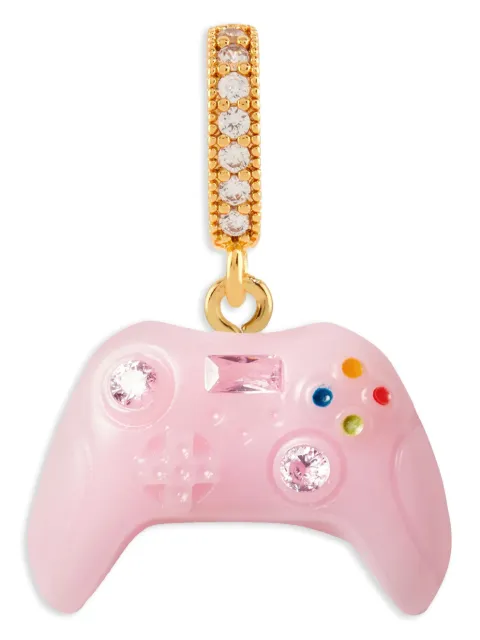 Crystal Haze Gamer zirconia-embellished pendant Pink CRYSTAANTLIP7819
