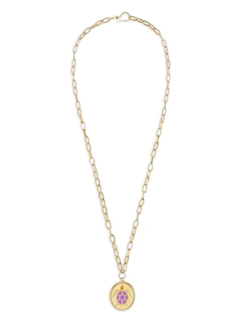Wilhelmina Garcia Turtle pendant necklace Gold WILHELACEGOL1639