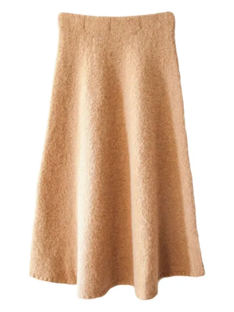 Circus Hotel wool midi skirt Orange H0WG16