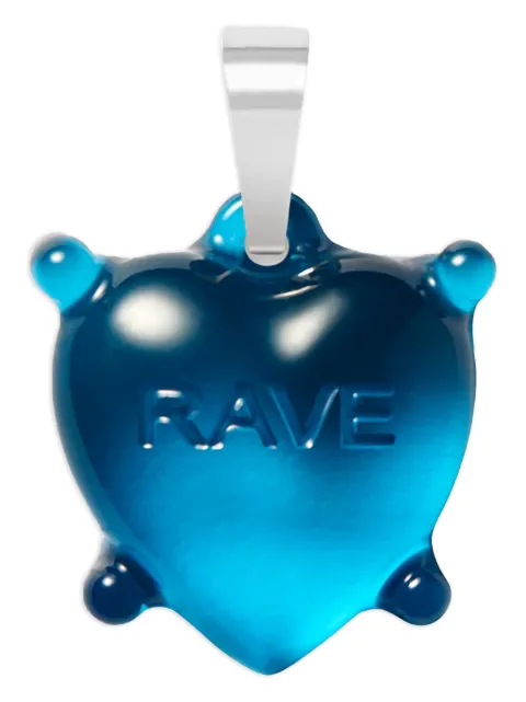 Crystal Haze Dilemma Heart Rave pendant Blue CRYSTATORSIL7239