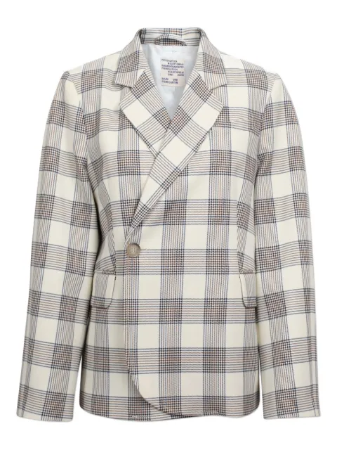 Baum Und Pferdgarten check asymmetrical blazer Neutrals BAUMUZERCRE4551