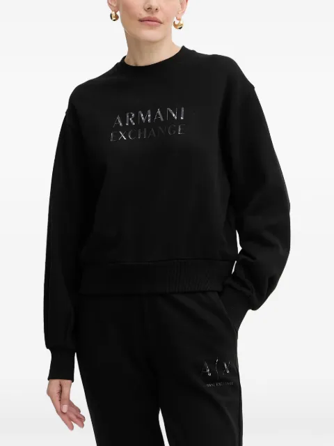 Armani Exchange logo-detail sweatshirt Black XW000747
