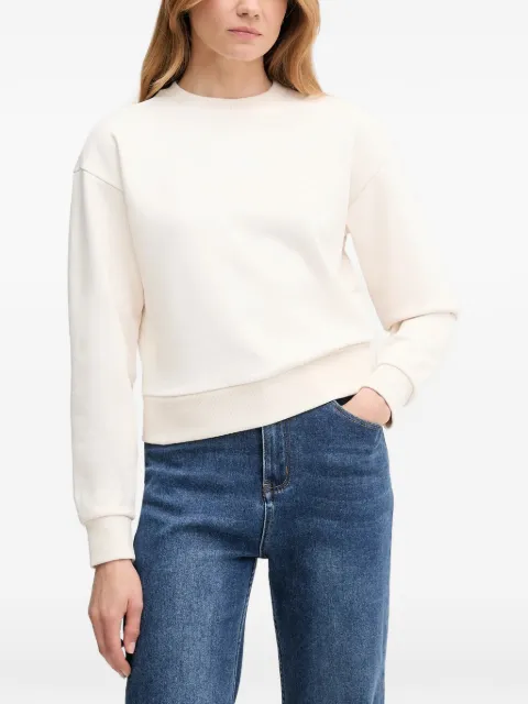 Armani Exchange ribbed cuffs sweatshirt Neutrals XW001451