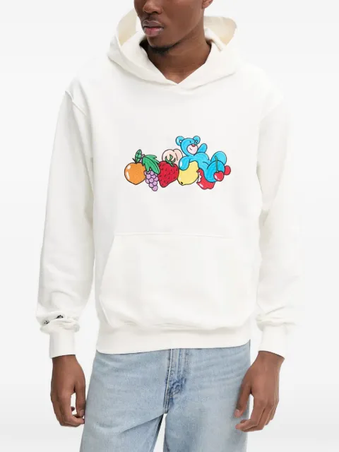 INBETWEENERS fruit embroidery hoodie White S5TWUAHS032