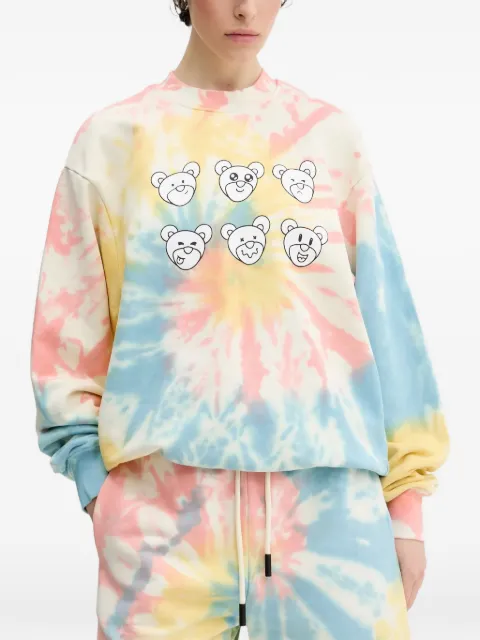 INBETWEENERS tie-dye graphic sweatshirt Yellow S5TWUASW010