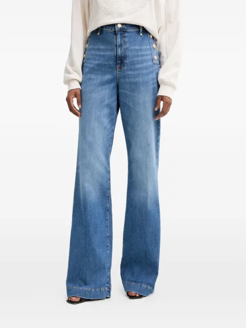 GUESS USA button-detail jeans Blue W5GA0PD5Q01