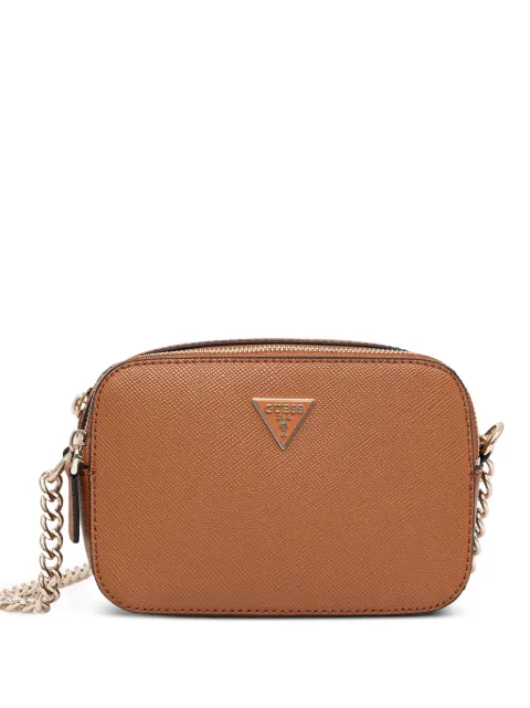 GUESS USA mini Noelle zip cross body bag Brown HWZG9672140
