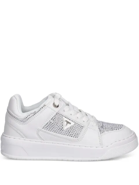 GUESS USA embellished lace-up sneakers White FLTDL2LEA12