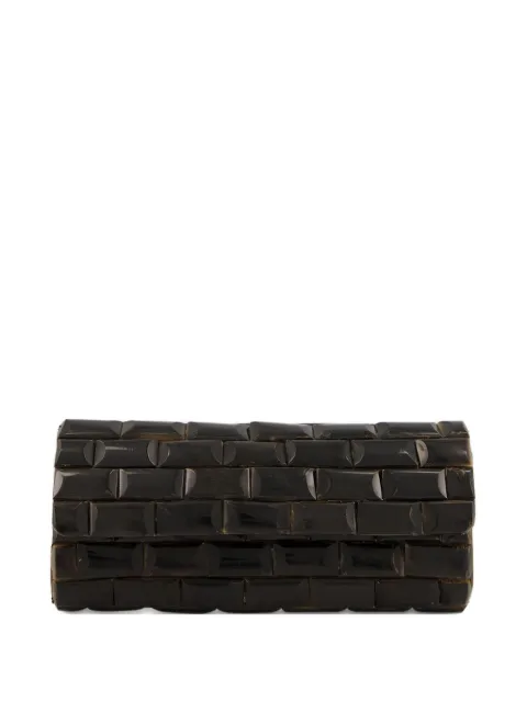 Glorinha Paranaguá mini Anouska clutch bag Brown CT160719